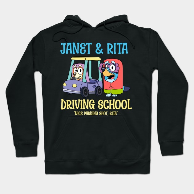 Janet And Rita Driving School Hoodie by OnimakoArt